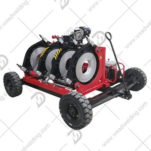 Rueda manual butt fusion machine